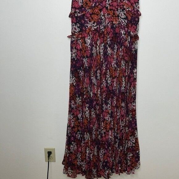Fame and Partners Womens Size 2 Floral Print Maxi Dress - Picture 7 of 9
